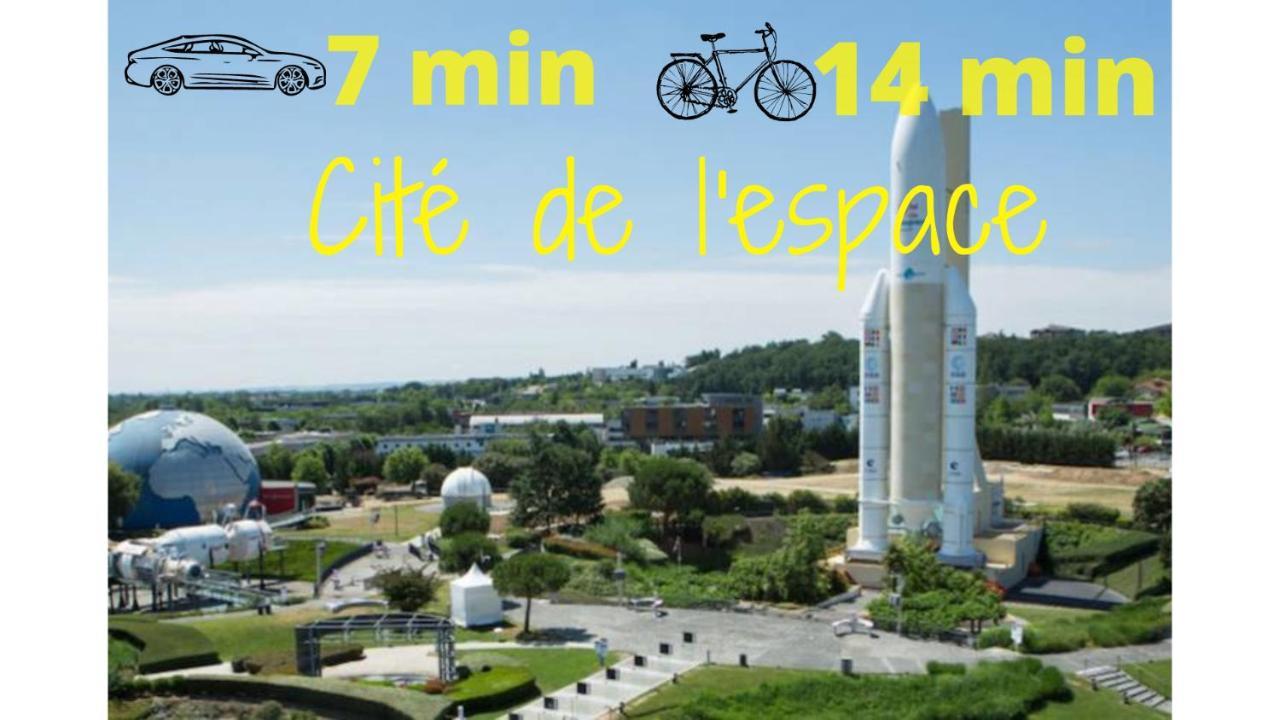 Apartament La Loge Du Minotaure, Parking Et Bureaux Tuluza Zewnętrze zdjęcie
